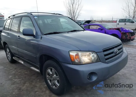 2004 Toyota Highlander V6 from USA, damaged, VIN JTEEP21A740045989